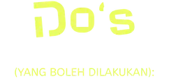 Do's Title